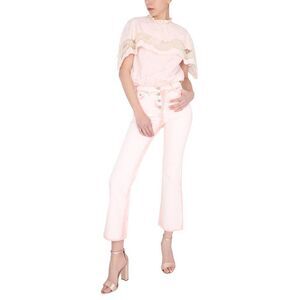 ALBERTA FERRETI Alberta Ferretti Women's Cropped Flare Jeans Women PINK Pants